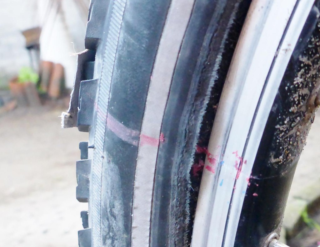 Tire failure pix. 