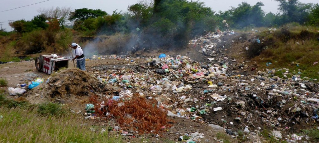 A typical roadside dump. 