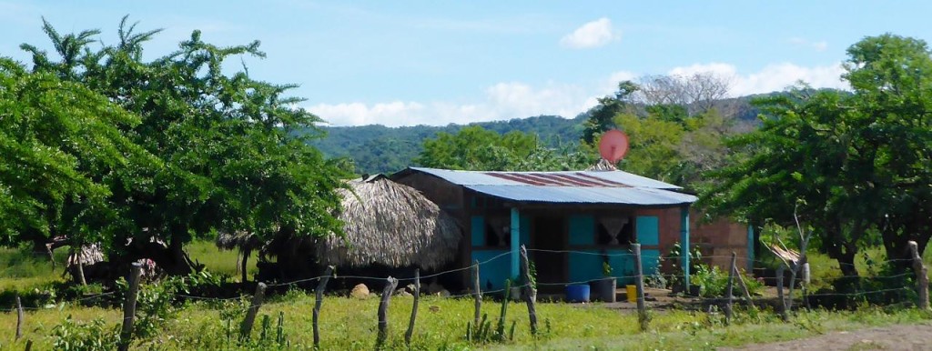 A typical Nicaraguan house. 