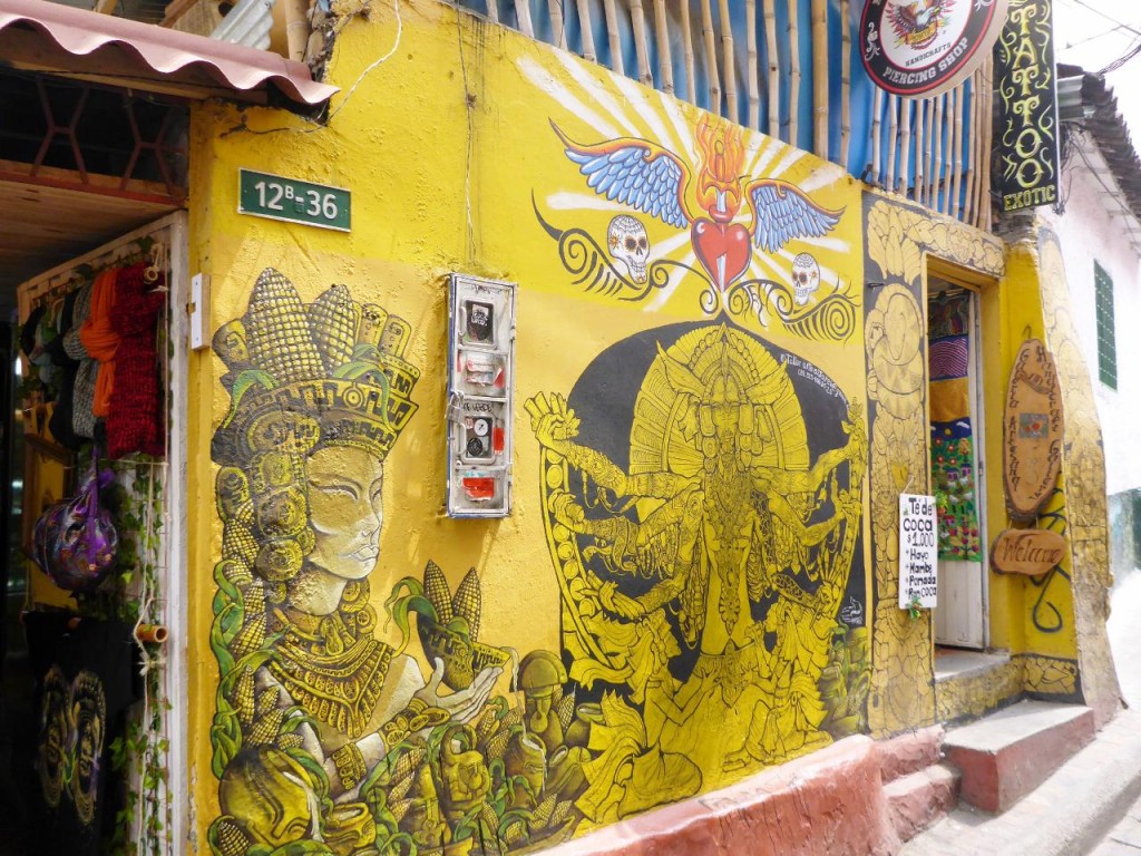 The graffiti in Bogota is beautiful. 