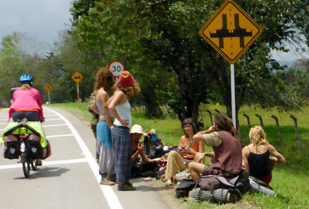 Hippies in Colombia. 