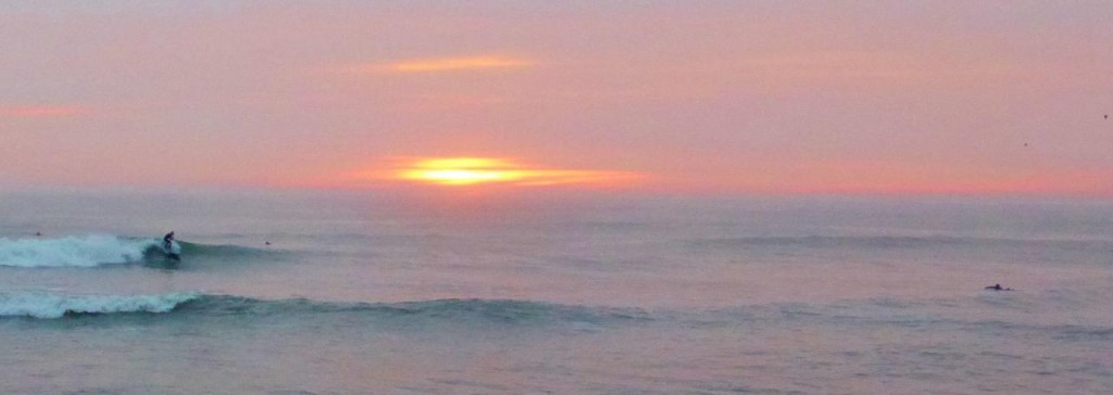 A Peruvian sunset from Huanchaco.