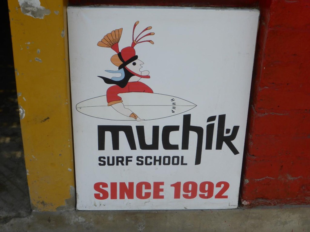 A fine place to rent a surf board at a cost of 20 Soles per day (about $7). 