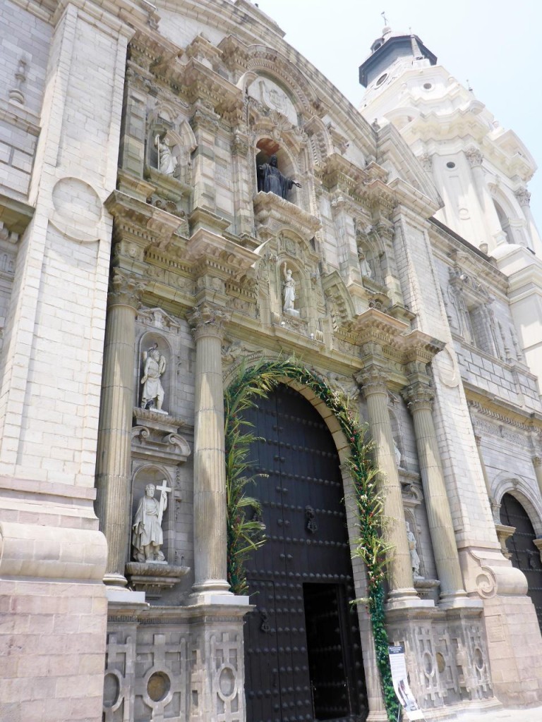The Cathedral of Lima started in the 1500's. 
