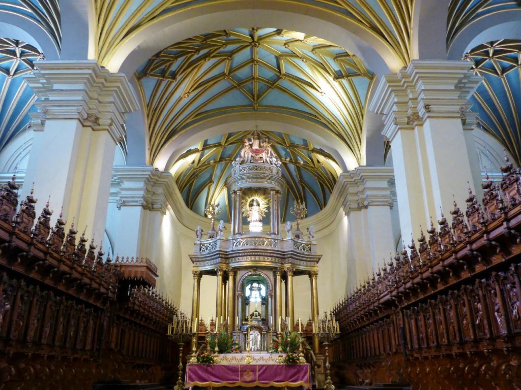 The main altar. 