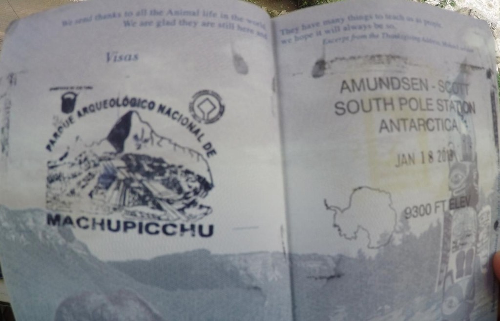 I stamped my passport across from another very unique location. 