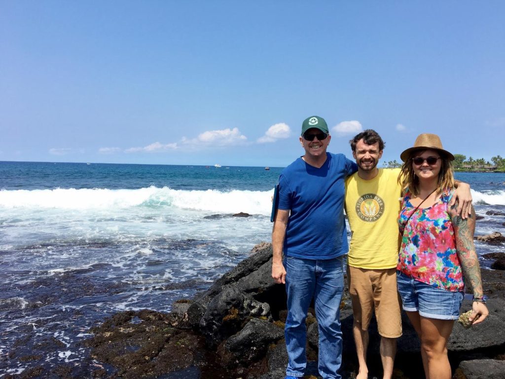 A few more pictures from Hawaii, thanks to my sister Tish. My son Cary, Jocelyn and their Uncle Jim. 