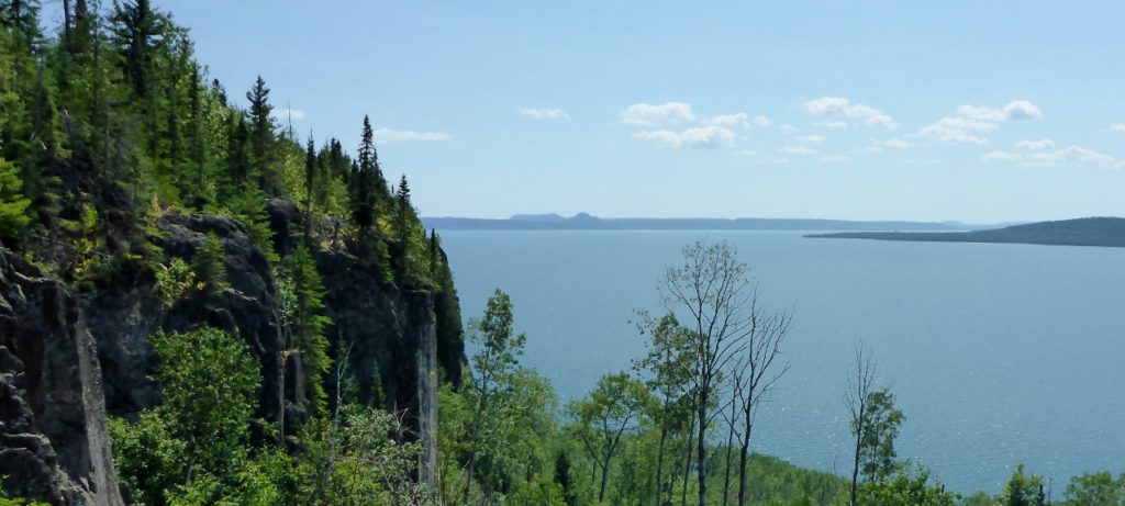 Lake Superior is 31,700 sq miles (82,103 sq km).