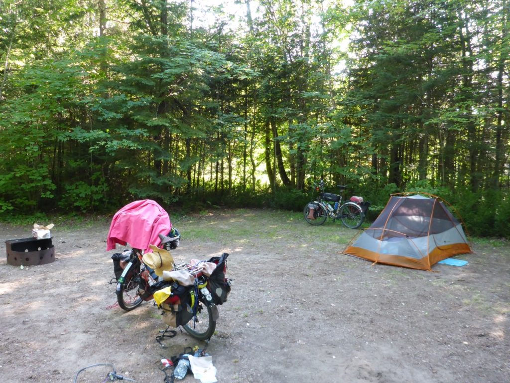 Another fine campground at Pancake Bay.
