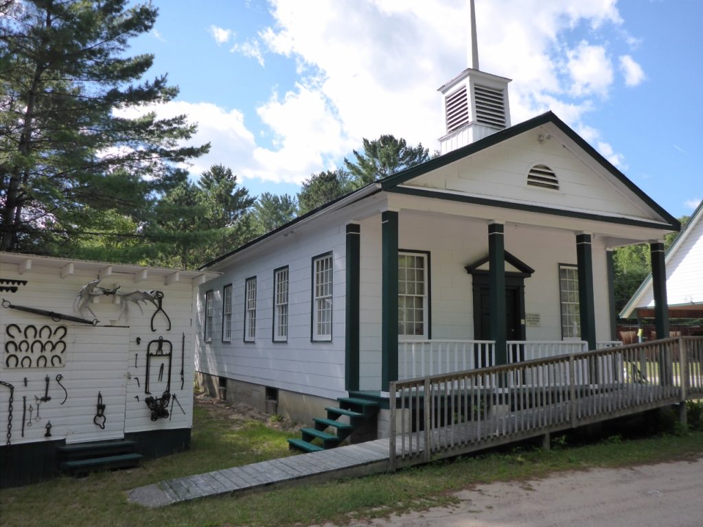 An old small schoolhouse.