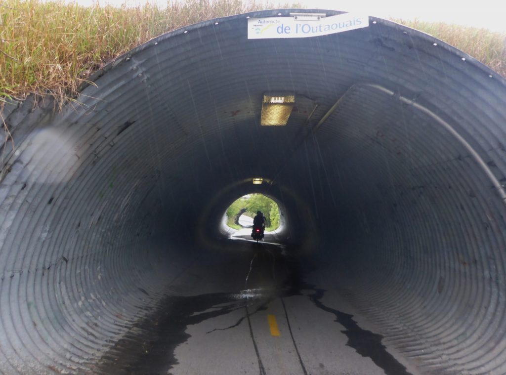 Cool bike tunnel.