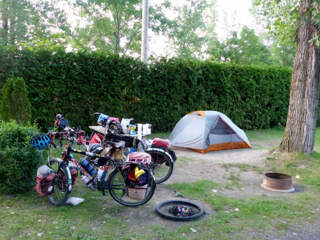 A fine campground in Pointe-Calumet.