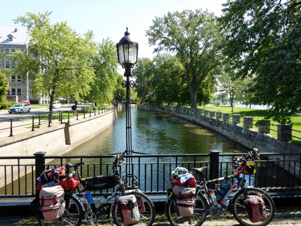 A canal in Montreal.