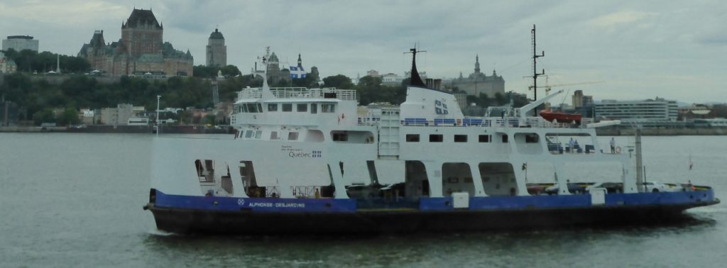 The ferry to Old Quebec.