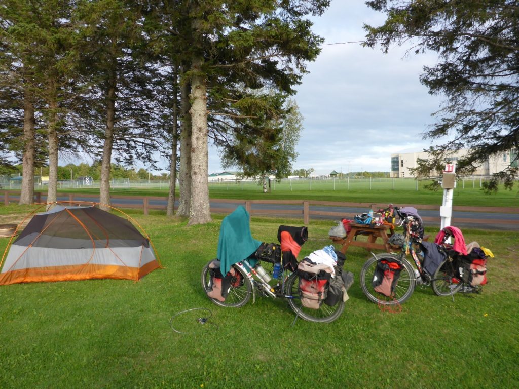 Our camp in Woodstock, New Brunswick.