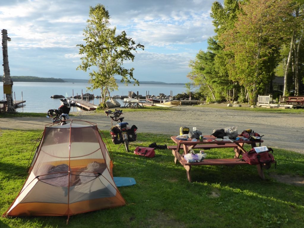 Greenland Cove Campground on East Grand Lake.