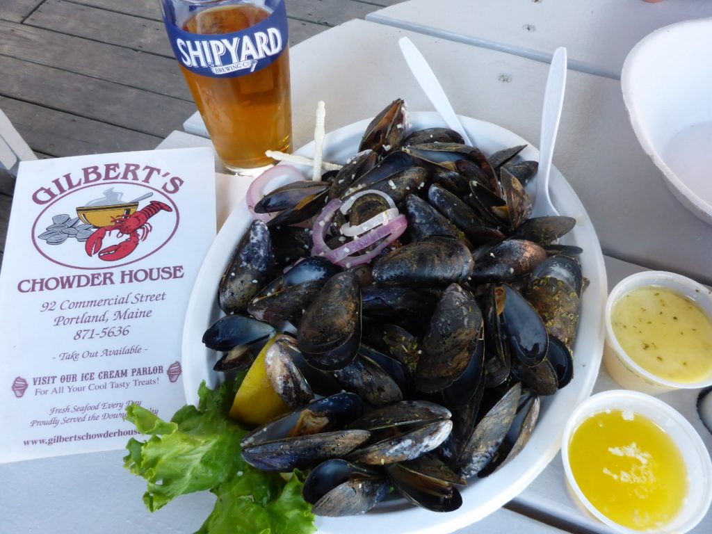Delicious mussels.