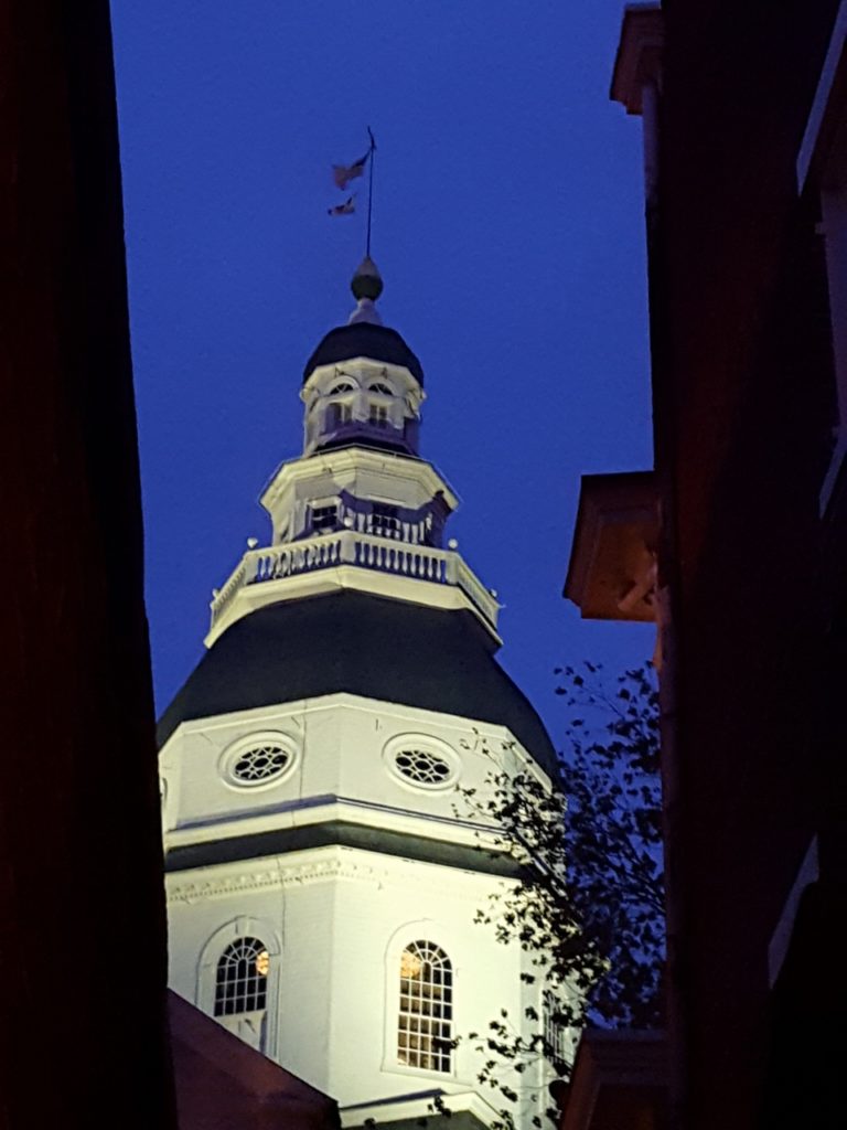 The capital building of Annapolis.