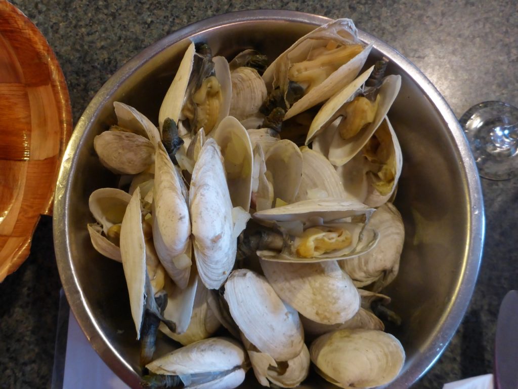 Steamer clams.