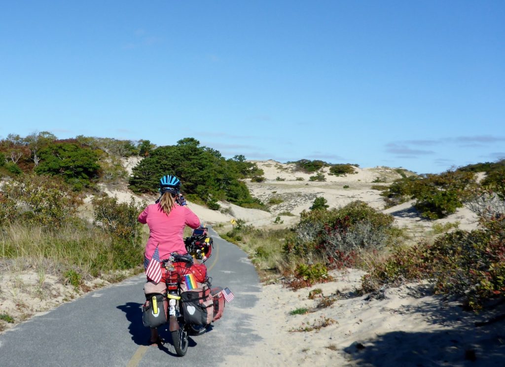 More bike paths among the dunes.