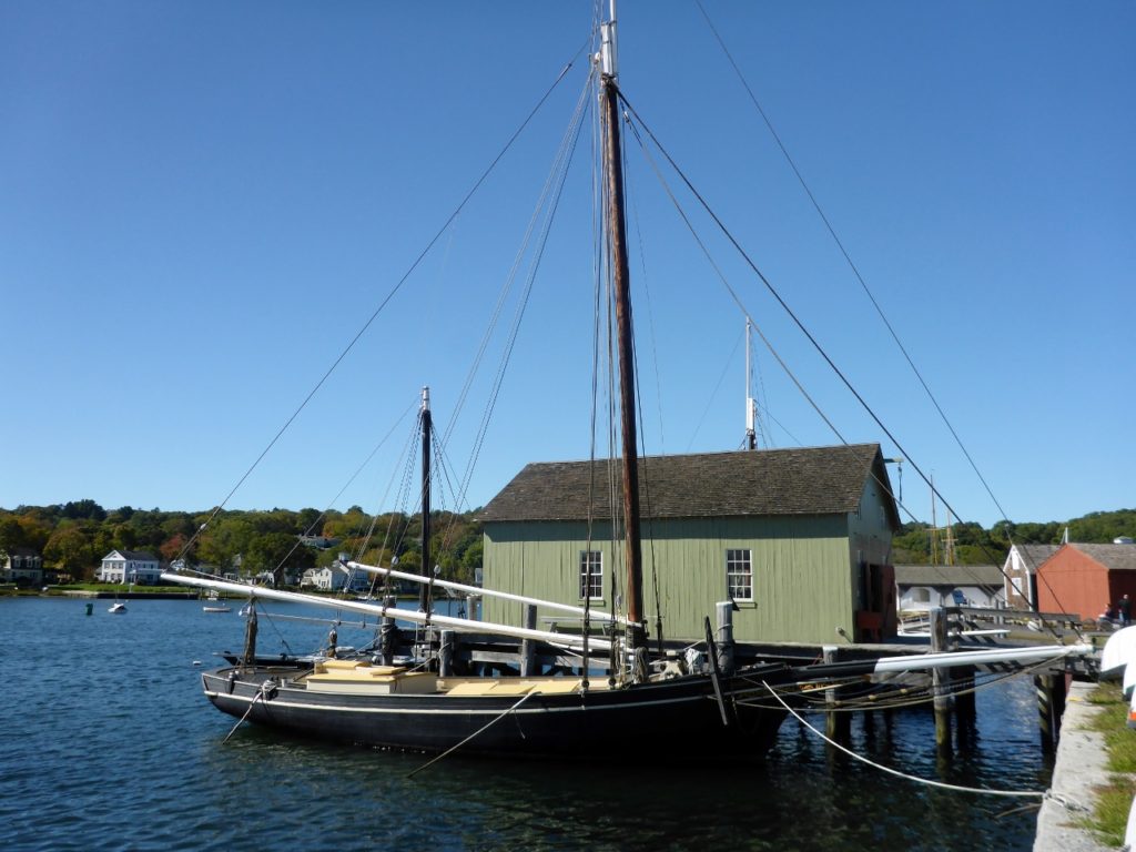 An oyster boat.