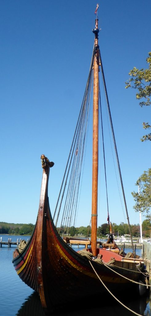 A Viking ship.